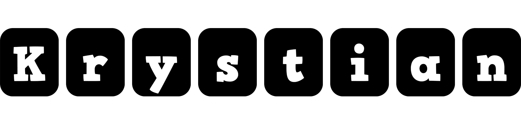 Krystian box logo