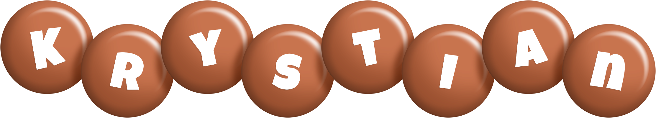 Krystian candy-brown logo