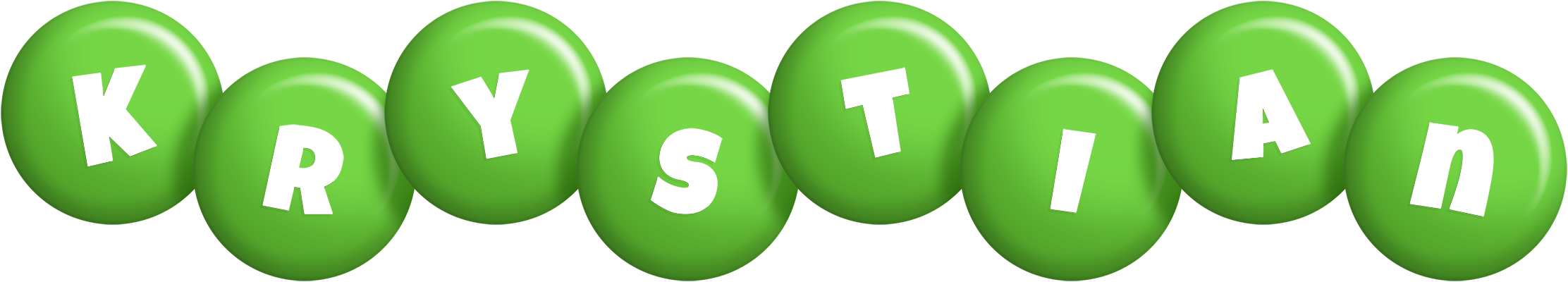 Krystian candy-green logo