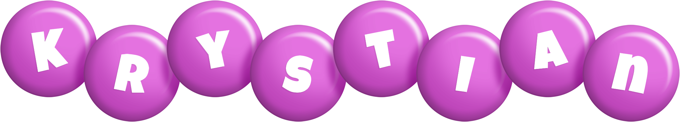 Krystian candy-purple logo