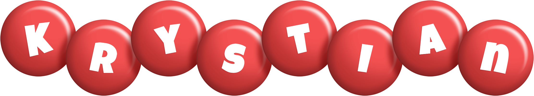 Krystian candy-red logo