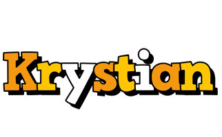 Krystian cartoon logo