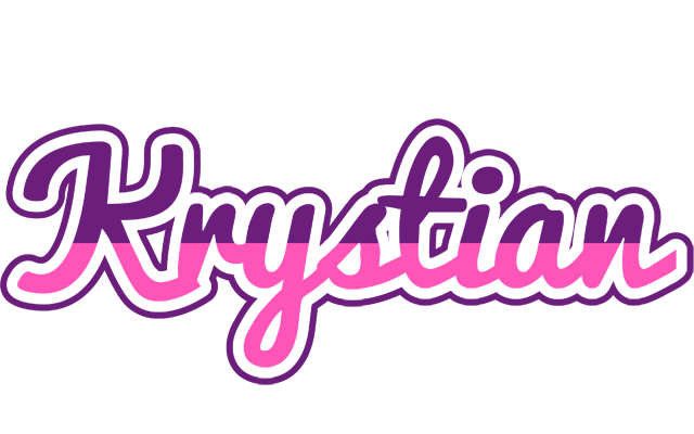 Krystian cheerful logo
