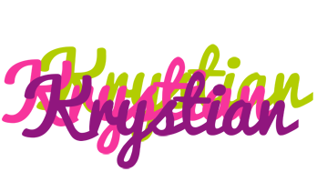 Krystian flowers logo