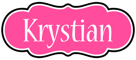 Krystian invitation logo