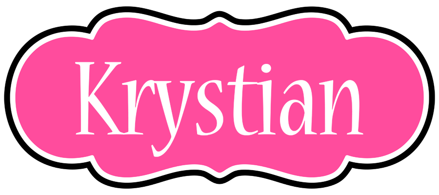 Krystian invitation logo