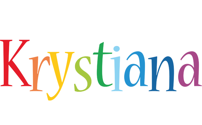 Krystiana birthday logo