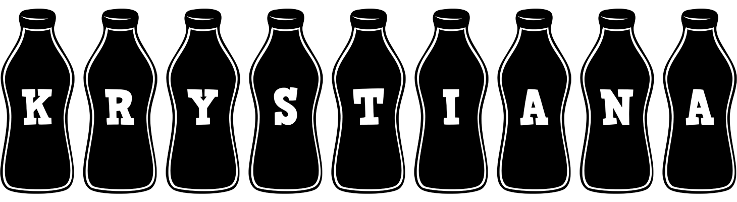 Krystiana bottle logo