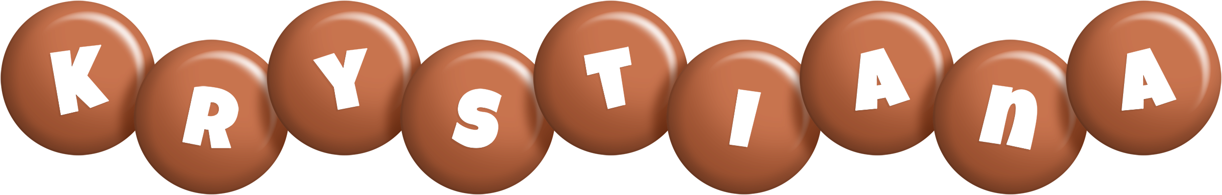 Krystiana candy-brown logo