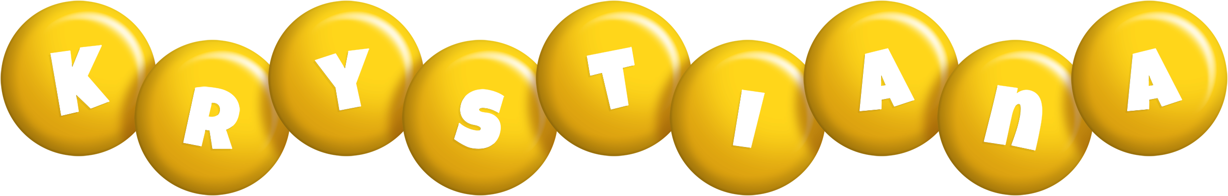 Krystiana candy-yellow logo