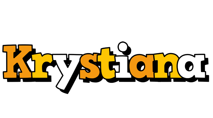 Krystiana cartoon logo