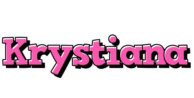 Krystiana girlish logo
