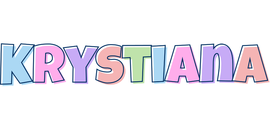 Krystiana pastel logo