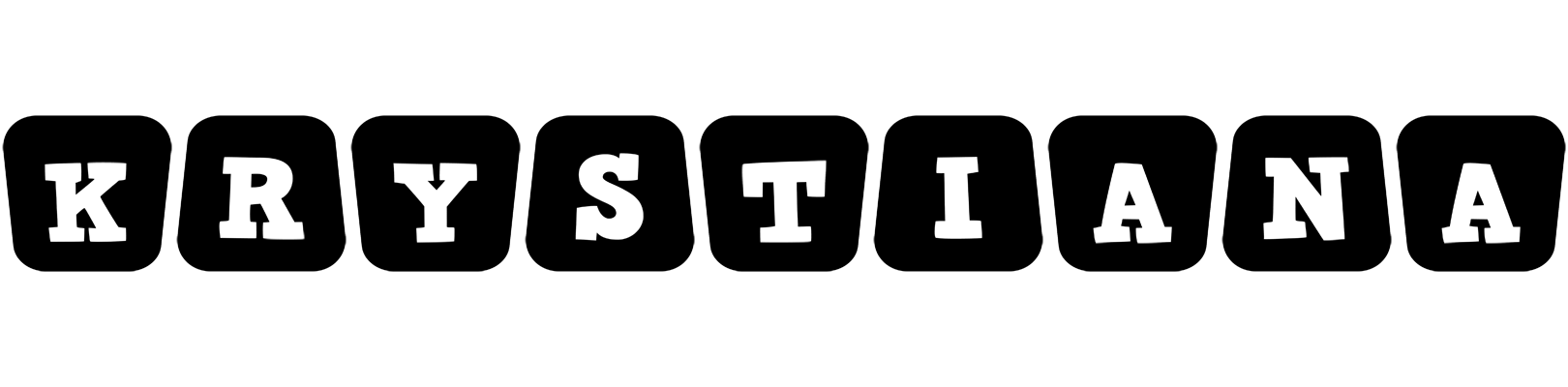 Krystiana racing logo