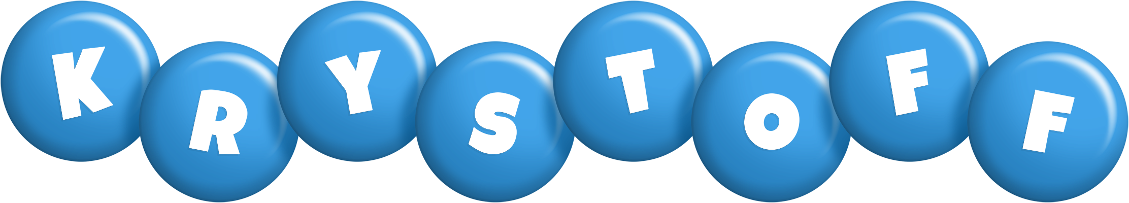 Krystoff candy-blue logo