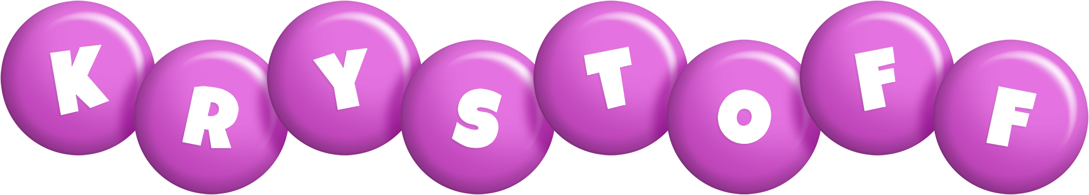 Krystoff candy-purple logo