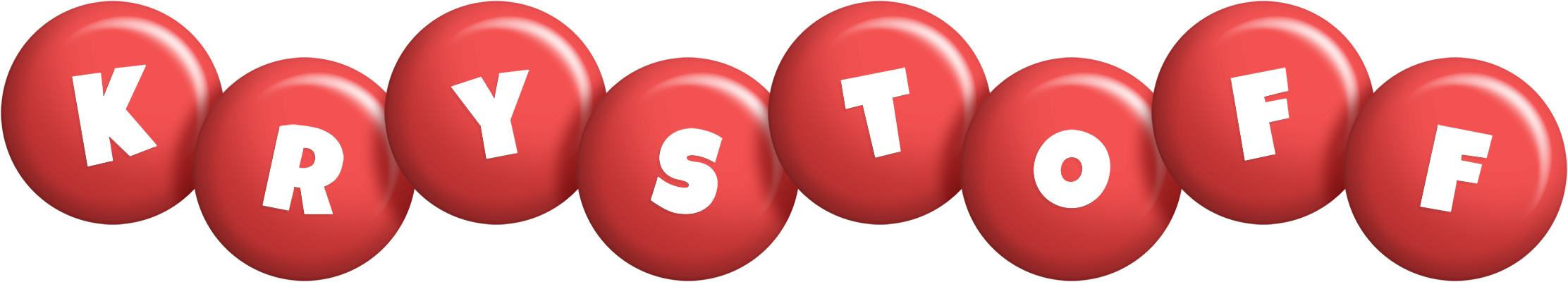 Krystoff candy-red logo