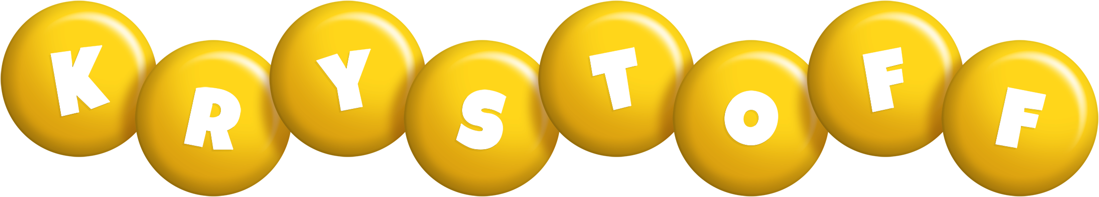 Krystoff candy-yellow logo