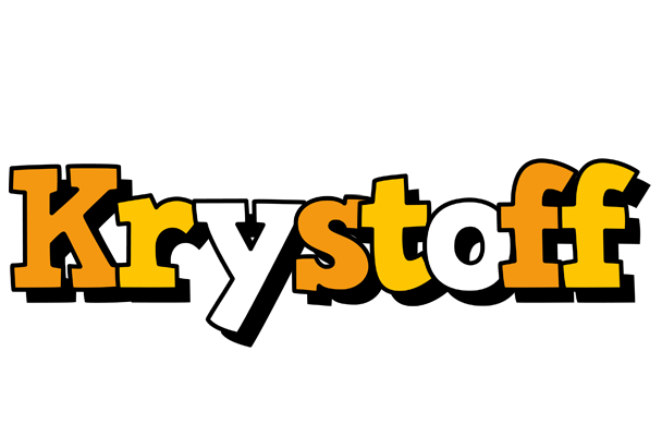Krystoff cartoon logo