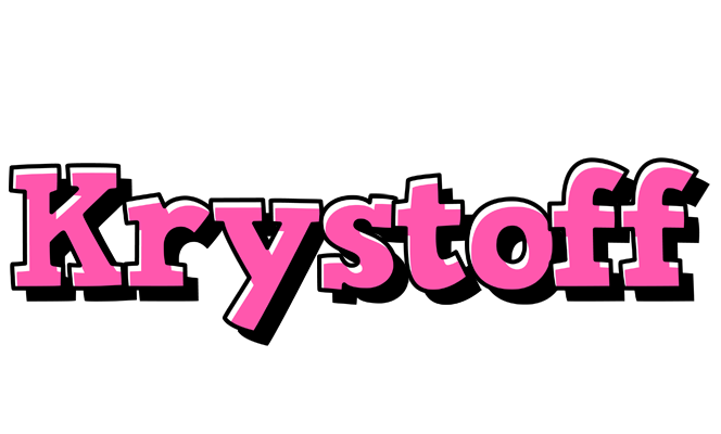Krystoff girlish logo