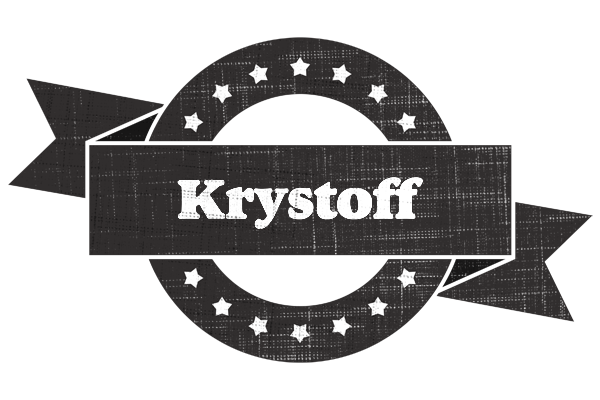 Krystoff grunge logo