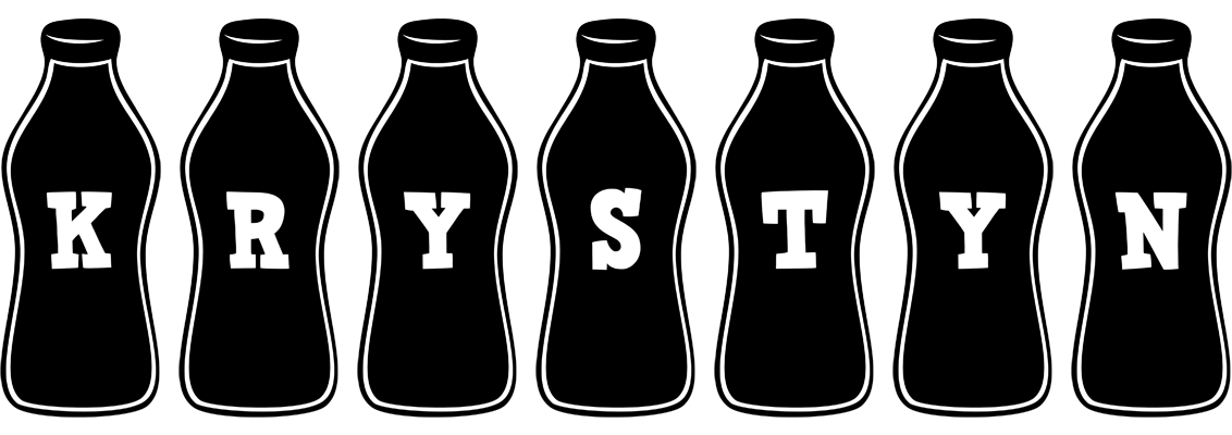 Krystyn bottle logo