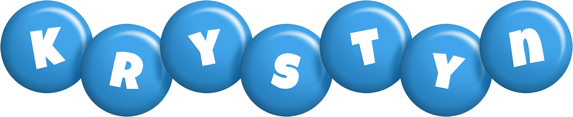 Krystyn candy-blue logo