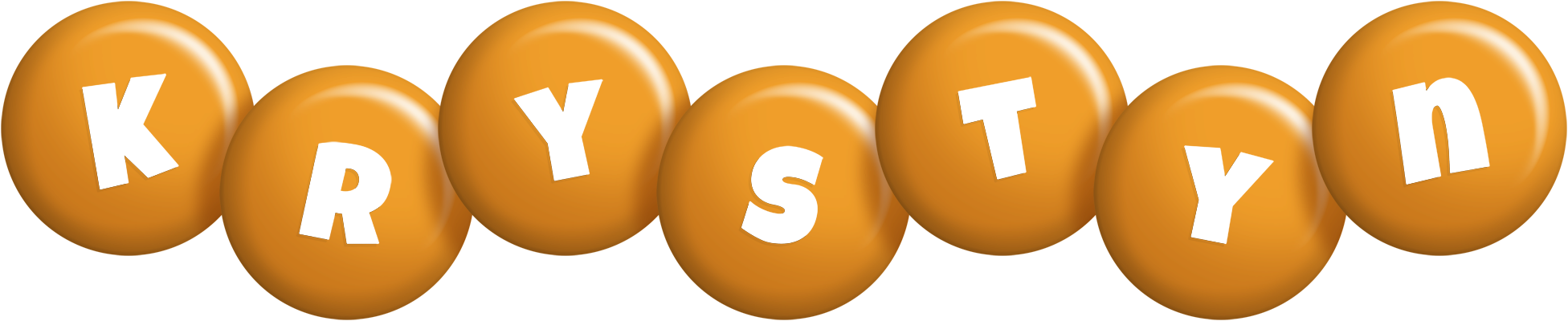 Krystyn candy-orange logo