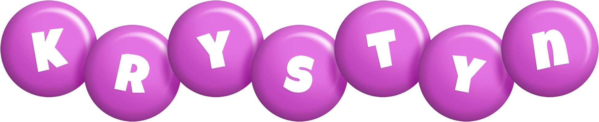 Krystyn candy-purple logo