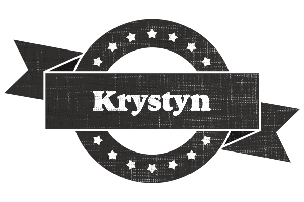 Krystyn grunge logo