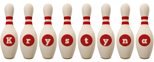 Krystyna bowling-pin logo