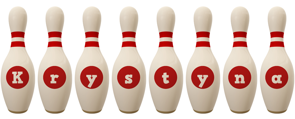 Krystyna bowling-pin logo