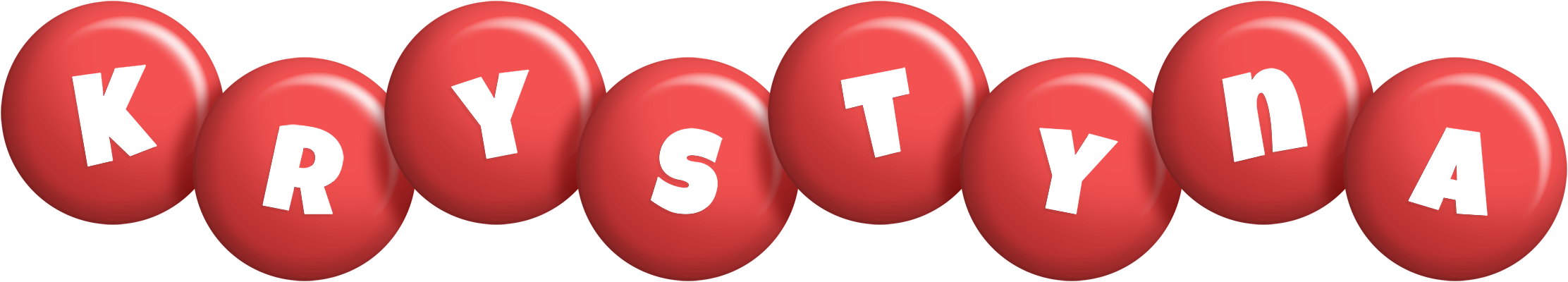 Krystyna candy-red logo