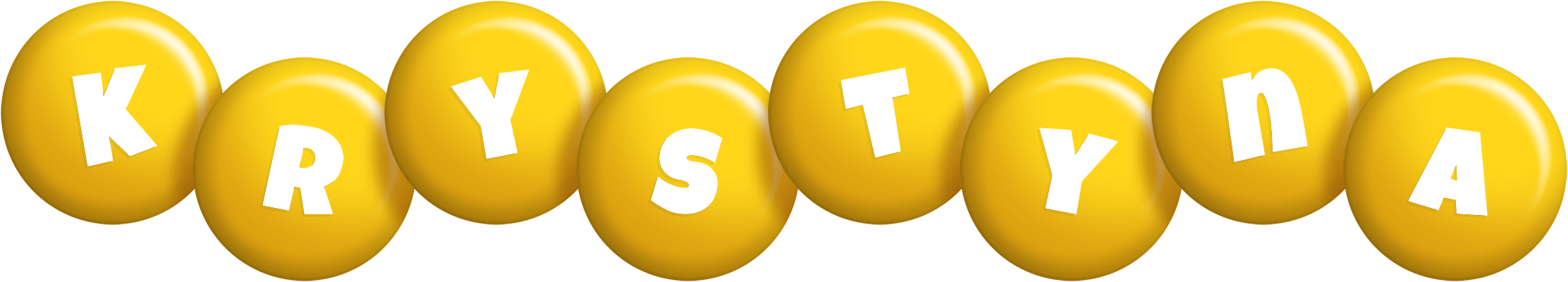 Krystyna candy-yellow logo