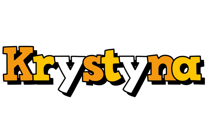 Krystyna cartoon logo