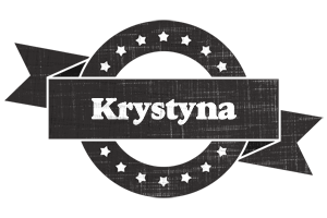 Krystyna grunge logo