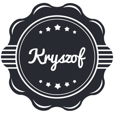 Kryszof badge logo