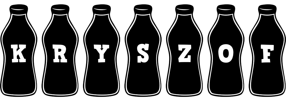 Kryszof bottle logo