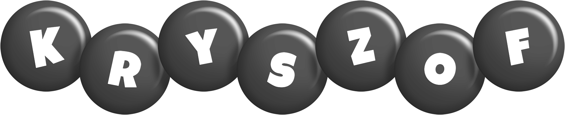Kryszof candy-black logo