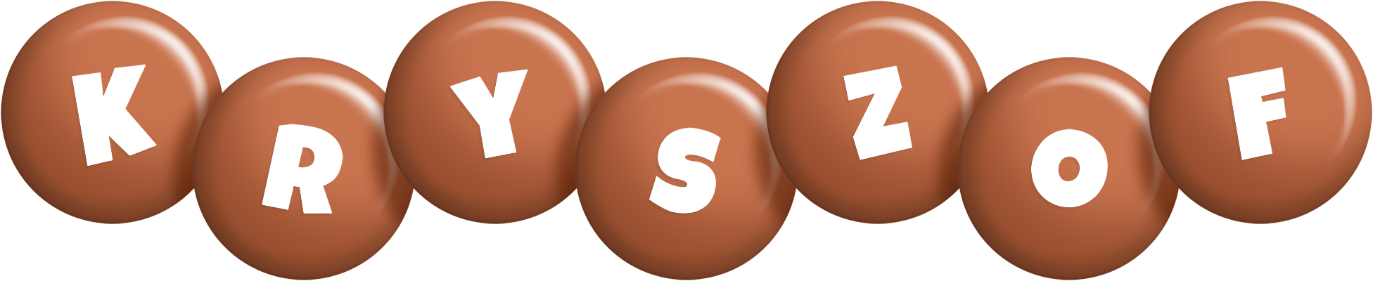 Kryszof candy-brown logo