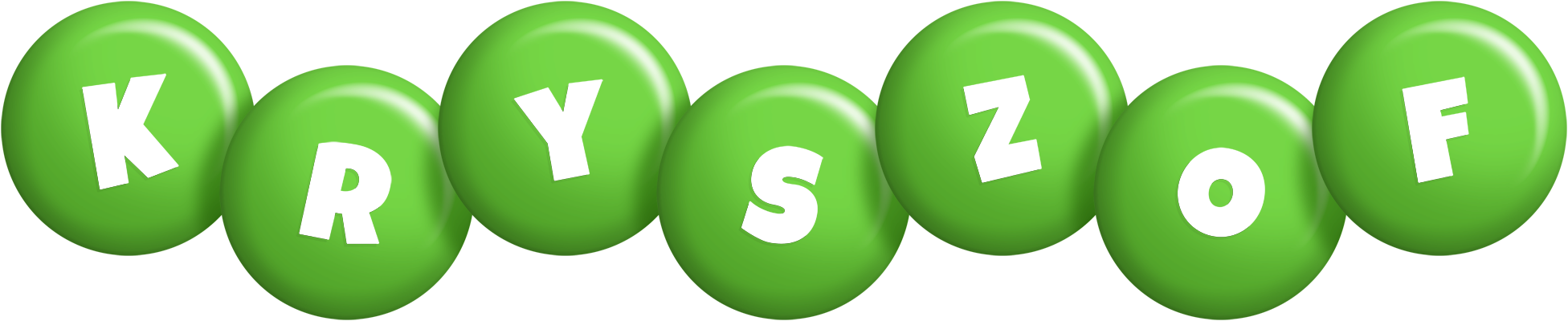 Kryszof candy-green logo
