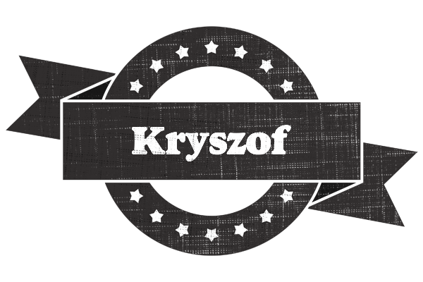 Kryszof grunge logo