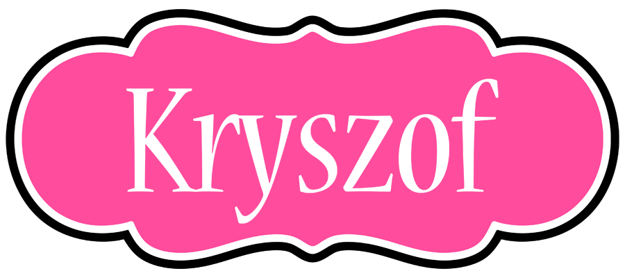 Kryszof invitation logo