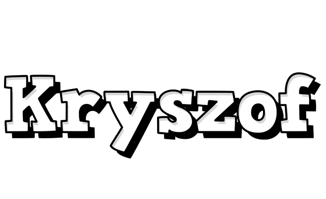 Kryszof snowing logo