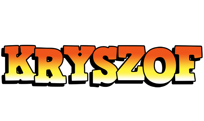 Kryszof sunset logo