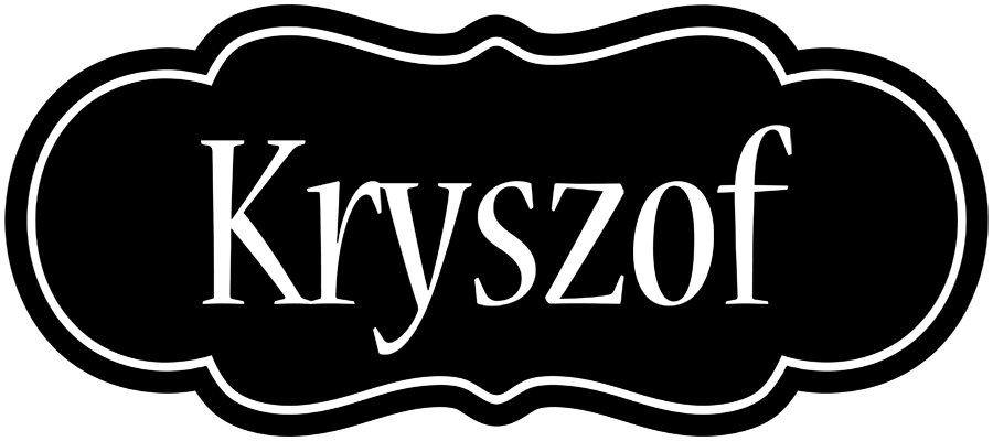 Kryszof welcome logo