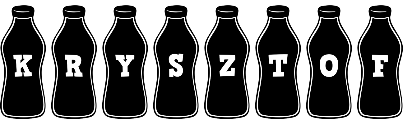 Krysztof bottle logo