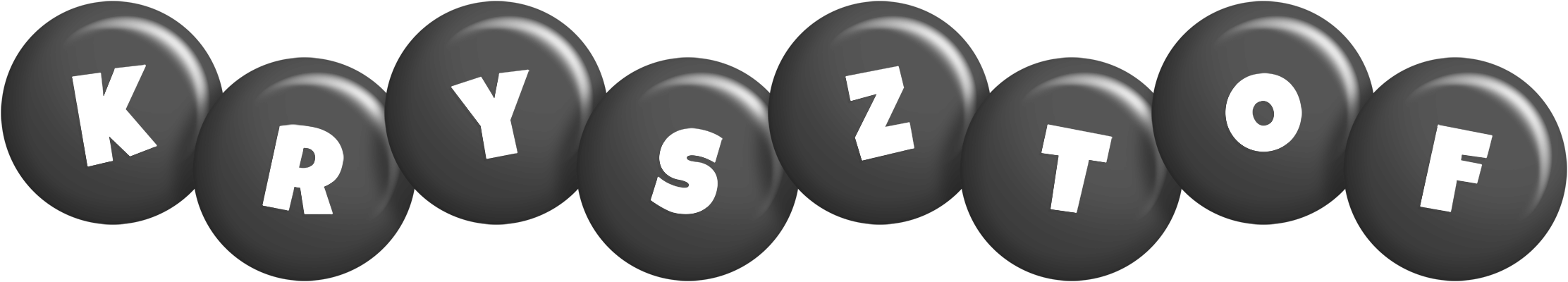 Krysztof candy-black logo