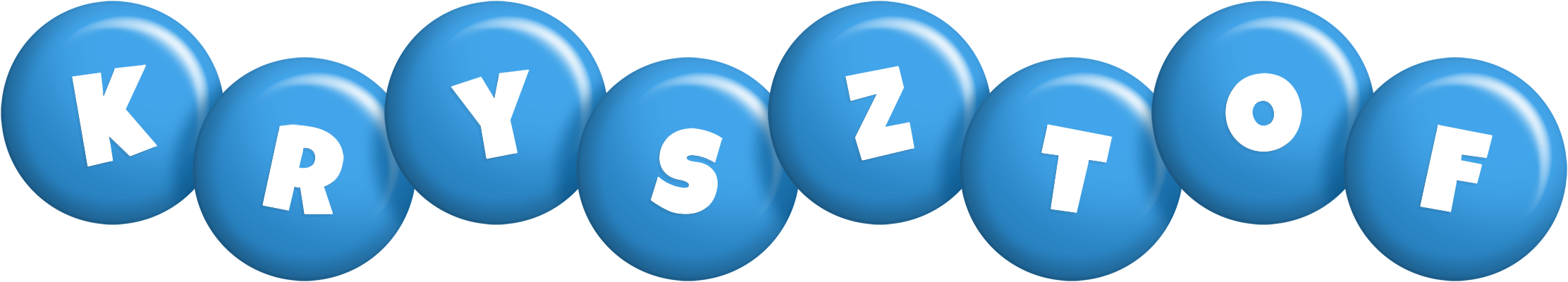 Krysztof candy-blue logo