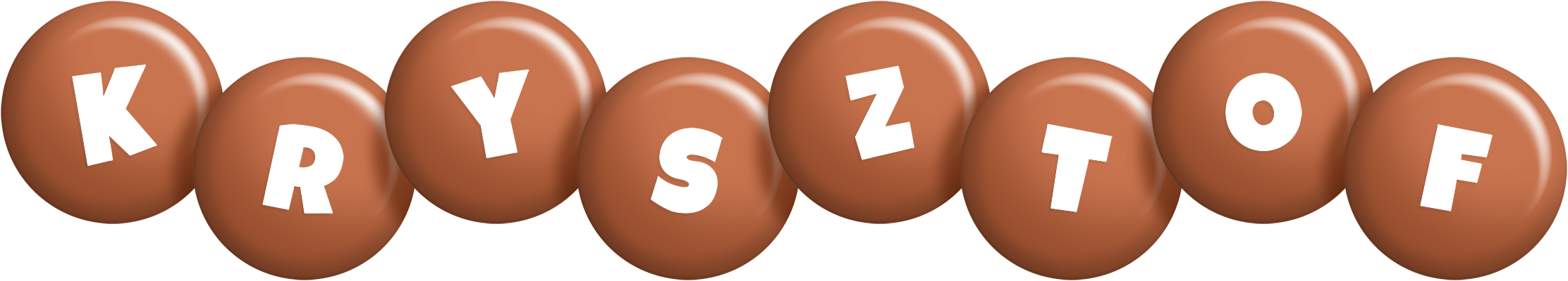 Krysztof candy-brown logo